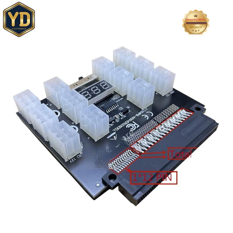 2400W Server Psu Breakout Board - YD PCI-E 12V 50ピン - ATX
