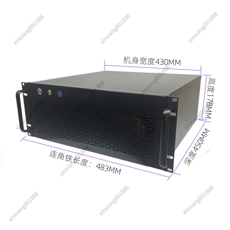 8 Gpu 4U Server Chassis - 4Uサーバーシャーシ3.0U ATX電源EATXマザーボード4090 GPU 360水冷8スロット用