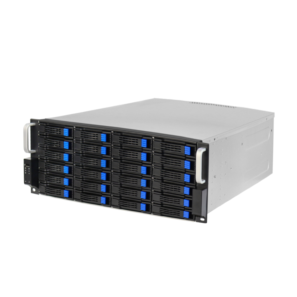 8 Gpu 4U Server Chassis - 4U 24ベイストレージサーバーケース 19インチラックマウントシャーシ ファン付きGPUケース RV4 4Uサーバーコンピューターケース