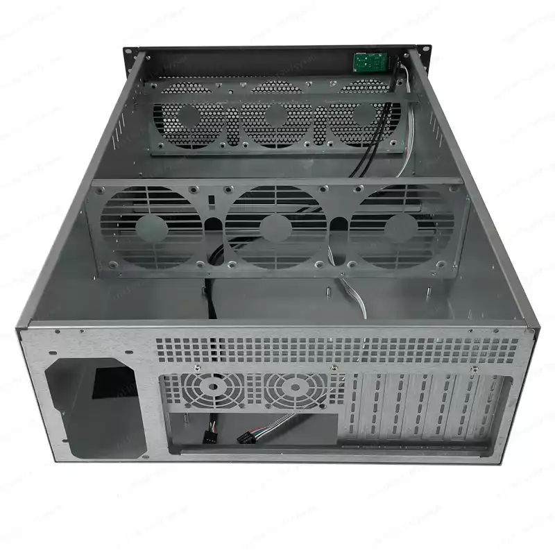 8 Gpu 4U Server Chassis - 4Uマルチグラフィックカードシャーシ 6/8グラフィックカードIDCルームラックサーバー GPU産業用制御コンピュータ 強力ファン