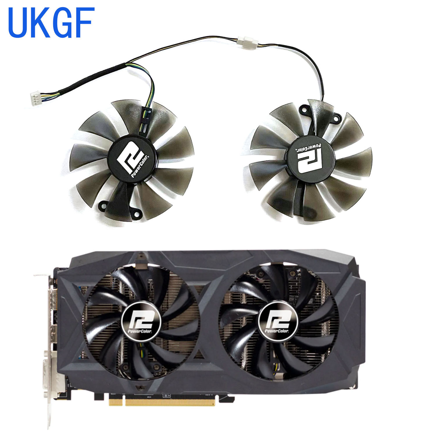 Rx 580 8Gb 2048Sp Gpu - 新しい DIY 交換用ファン 85MM 4PIN RX