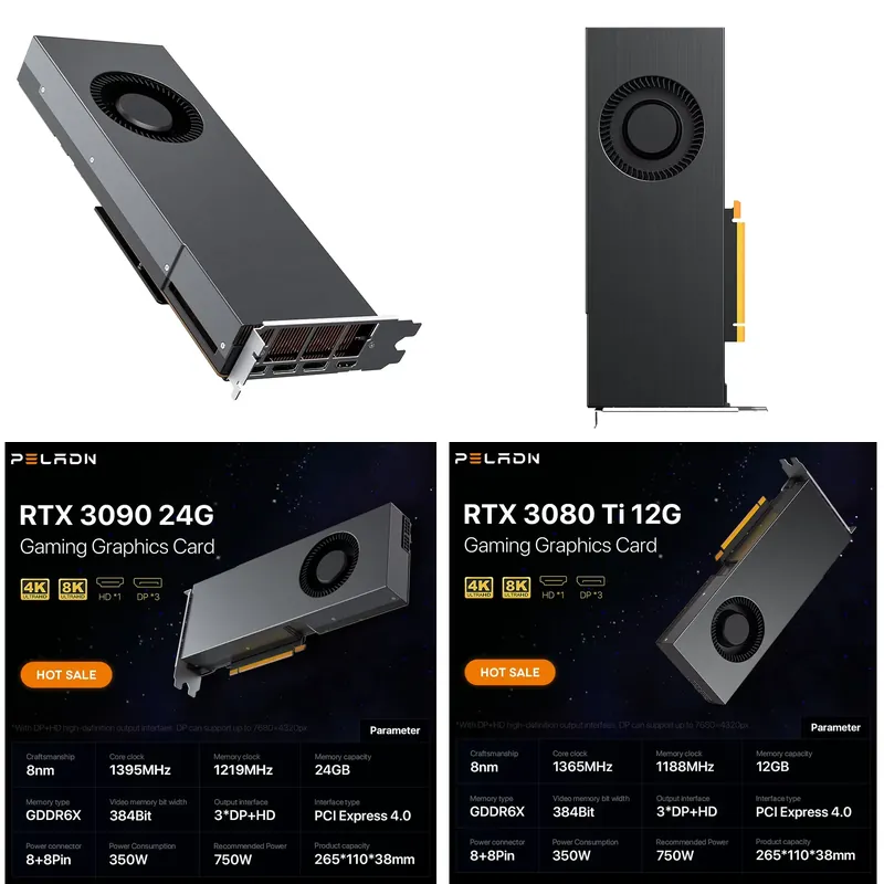Rtx 3090 24Gb Graphics Card - ホットセール 低価格 AIサーバー用GPU GeForce RTX 3080Ti