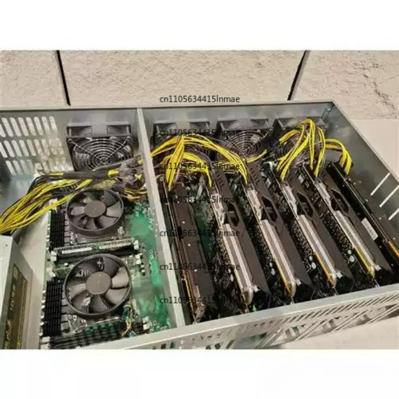 8 Gpu 4U Server Chassis - コントロールコンピュータ暴力ファン4Uマルチグラフィックカードシャーシ6/8グラフィックカードIDCルームラックサーバーGPU産業用