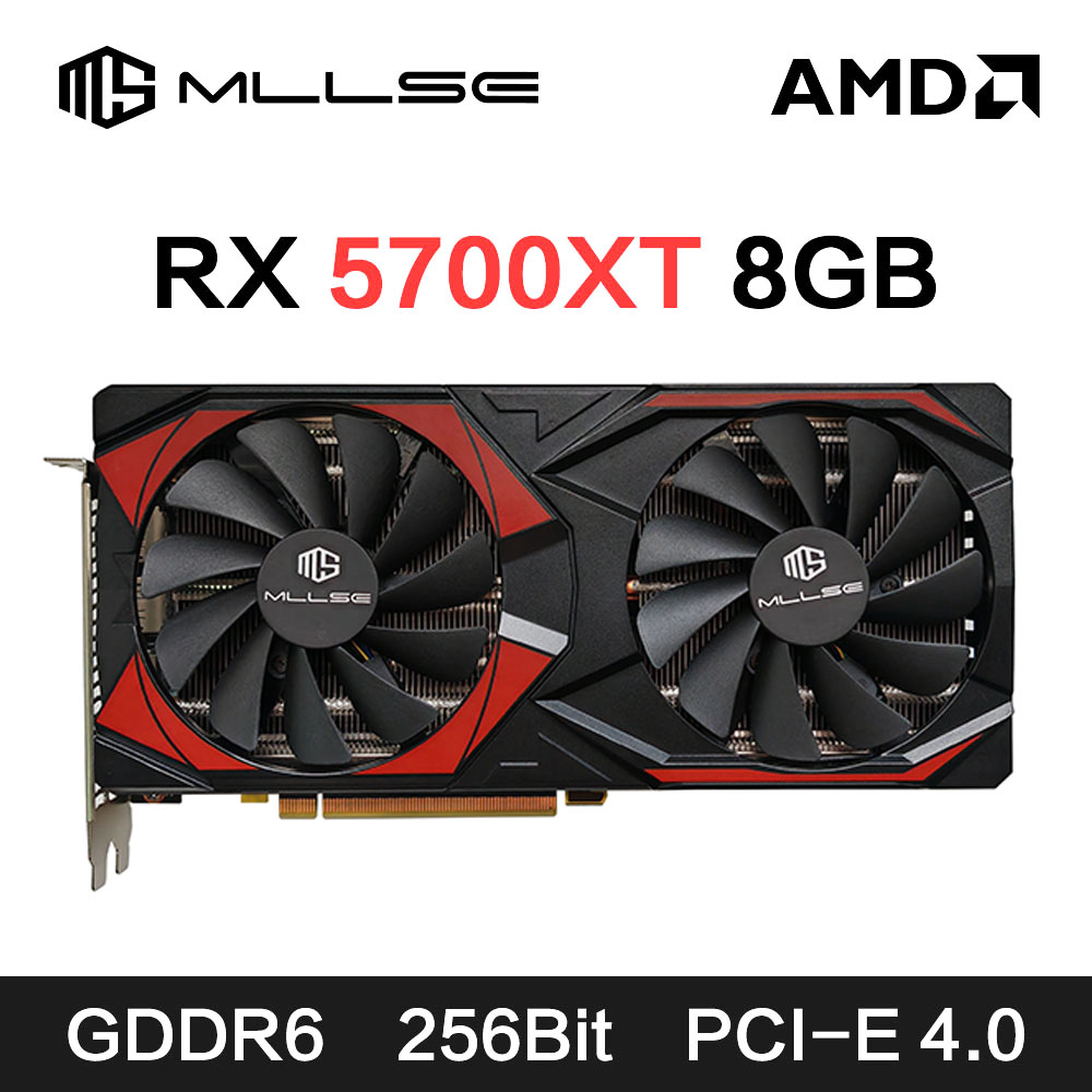 Rx 5700 Xt 8Gb Video Card - MLLSE AMD RX5700 XT 8GB グラフィックスカード