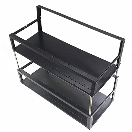 12 Gpu Open Air Frame Case - 12 GPU カード用の 2 層オープンエア フレーム転送ラック