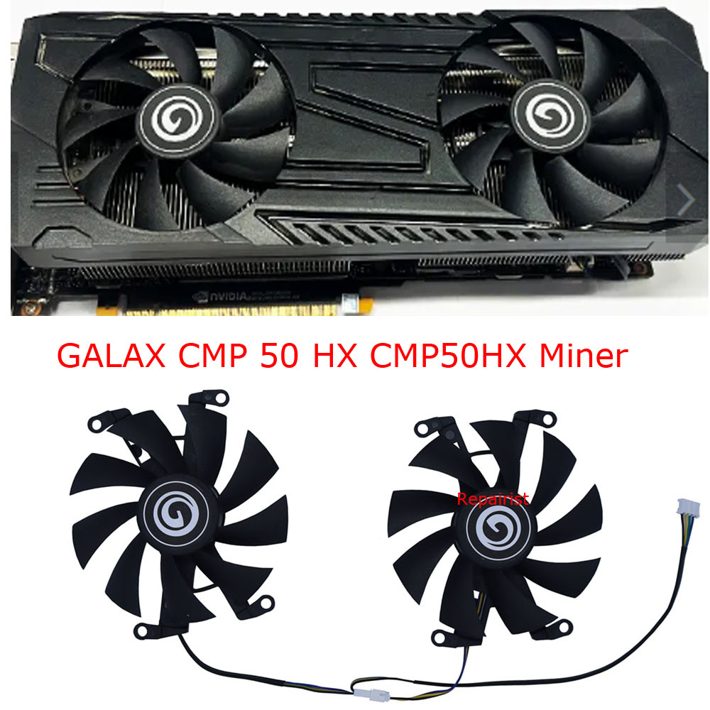 2ピース/セット ビデオカードファン,GPU VGA Vid - Cmp 50Hx Mining Card のレビューと価格