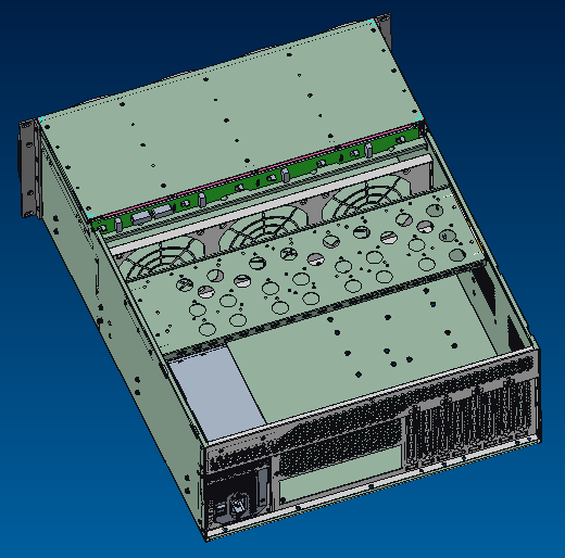 4U 4ベイ ホットスワップ対応 サーバーケース L570m - 8 Gpu 4U Server Chassis のレビューと価格