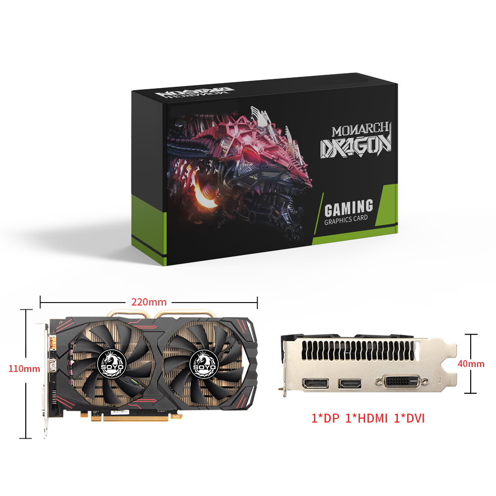 SOYO AMD Radeon RX580 8GB グラフィ - Rx 580 8Gb 2048Sp Gpu のレビューと価格