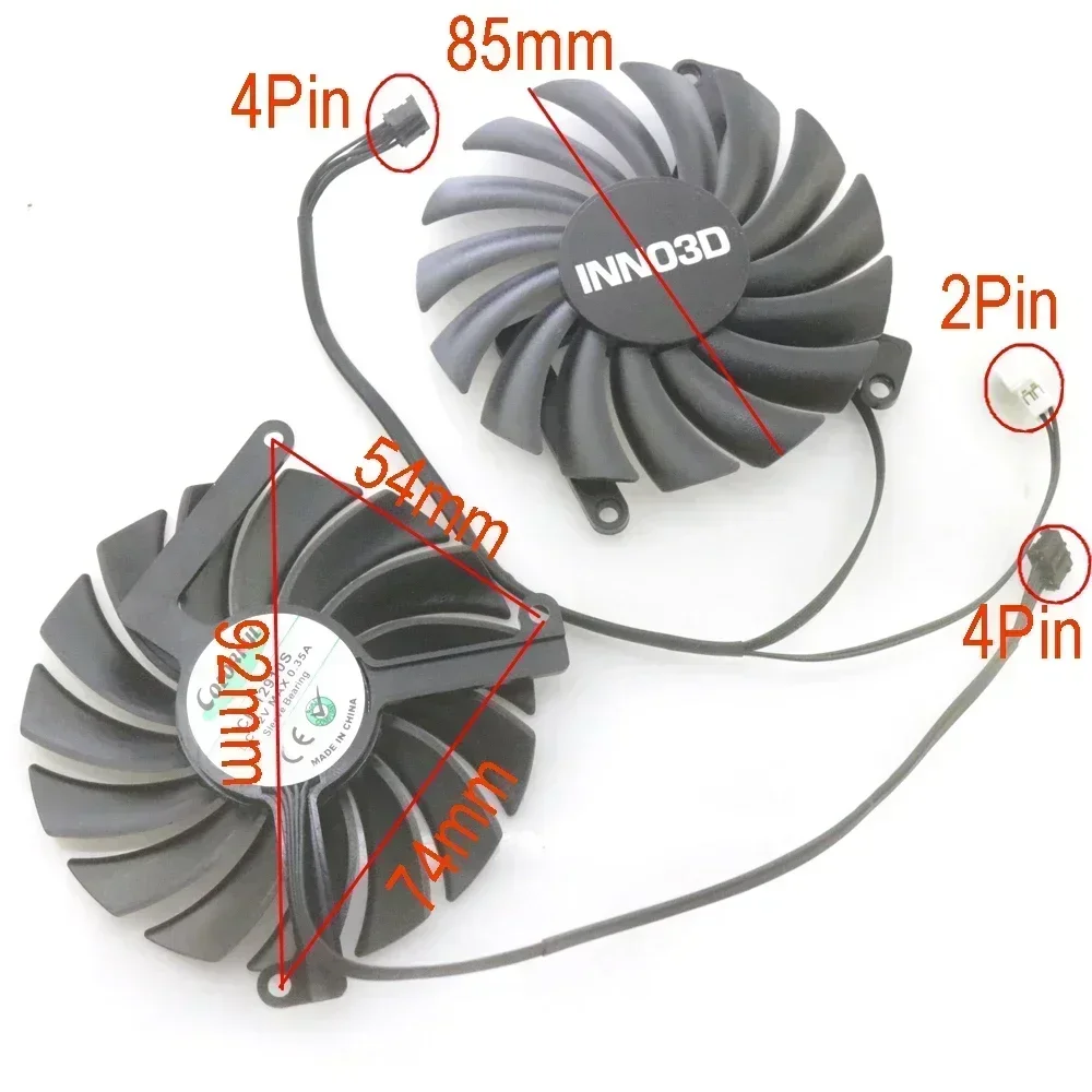 2 ピース/ロット CF-12910S 85 ミリメートル  - Rtx 3070 8Gb Graphics Card のレビューと価格